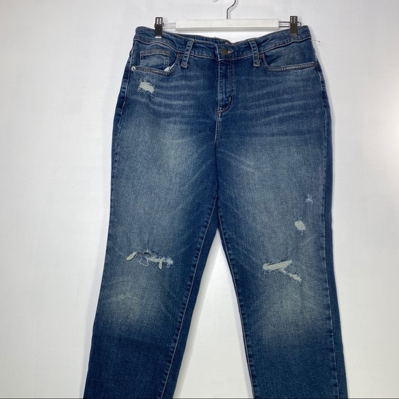 High Rise Straight Denim Sz 12 NWT - Picture 3 of 9